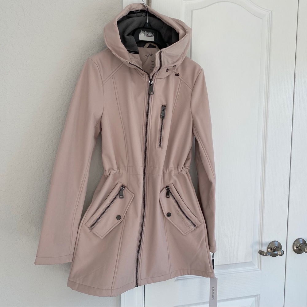 Calvin Klein Light Pink Utility Jacket - Picture 4 of 14